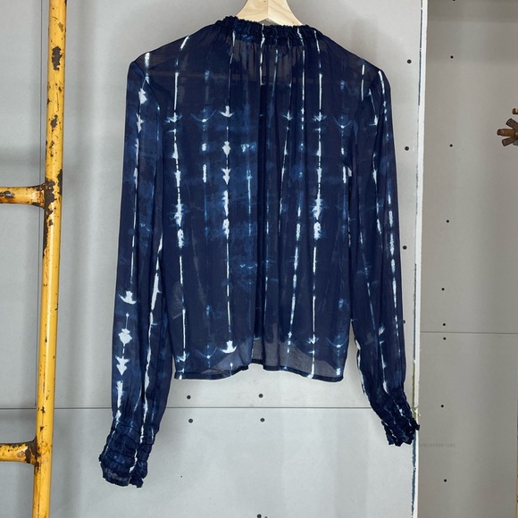 Anthropologie Cloth & Stone Tie Dye Blouse - Picture 4 of 10